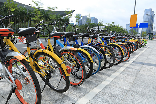 中国の自転車シェアサービス