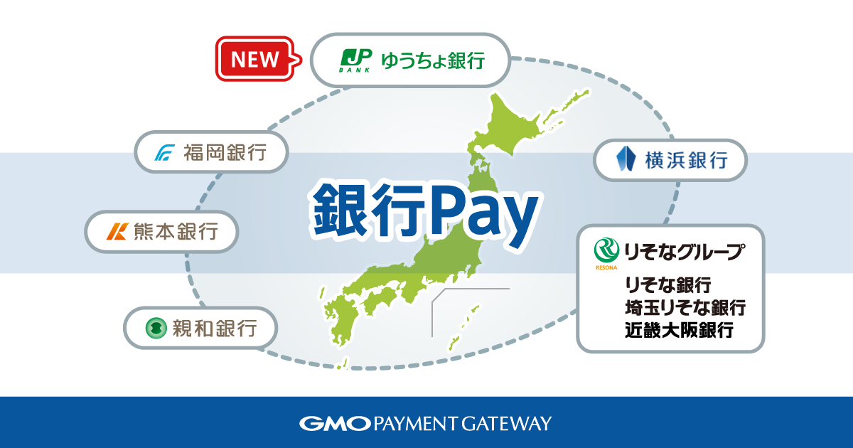 ゆうちょ銀行に銀行口座連動型スマホ決済サービス「銀行Pay」をシステム提供