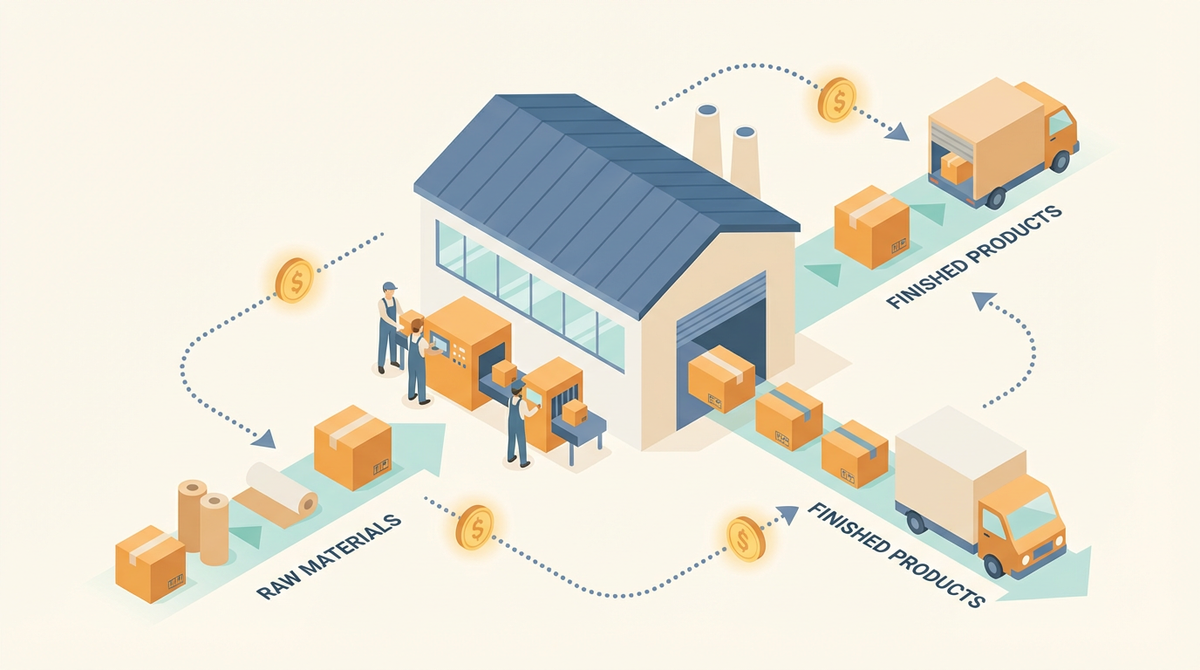 Image showing the difficulty of financing in the manufacturing industry
