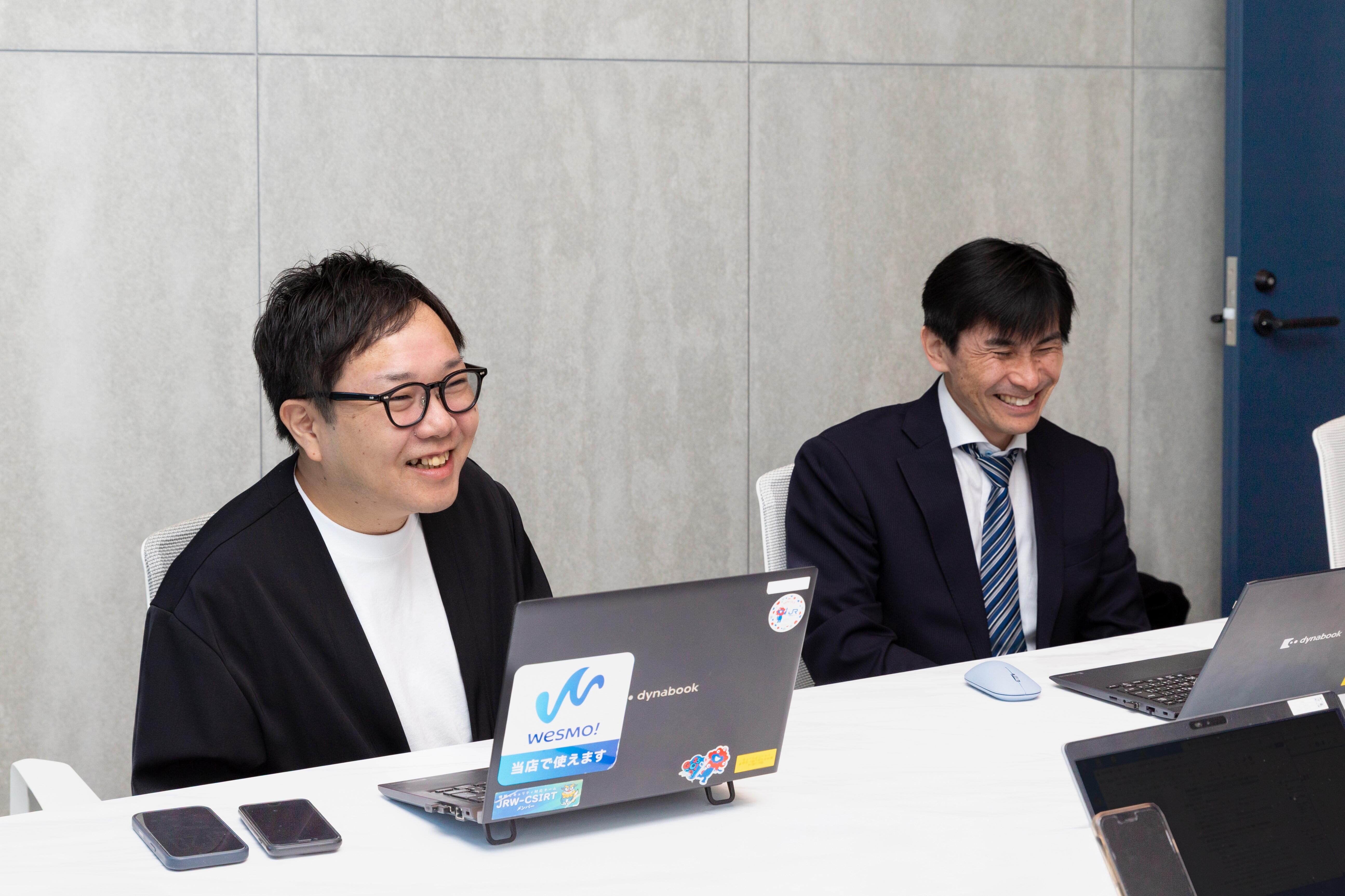 JR西日本 樋口氏・坂本氏ポートレート