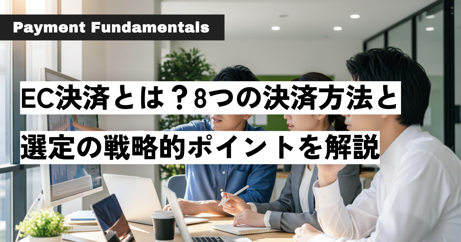 EC決済とは？8つの決済方法と選定の戦略的ポイントを解説.png